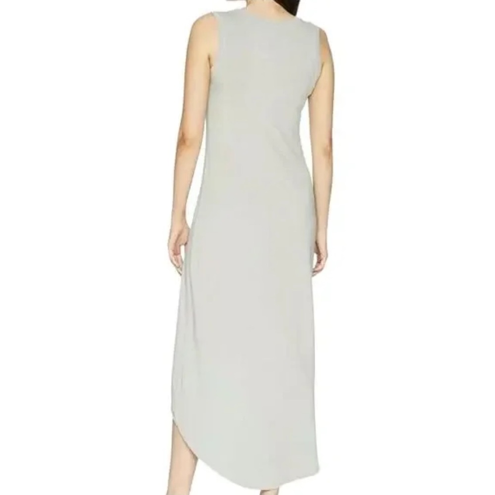 NWT Fresh Produce Gray High Low Maxi Dress Rayon Spandex Large - Picture 3 of 4